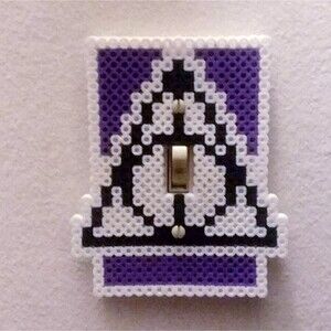 HARRY POTTER - DEATHLY HALLOWS PERLER SWITCH PLATE